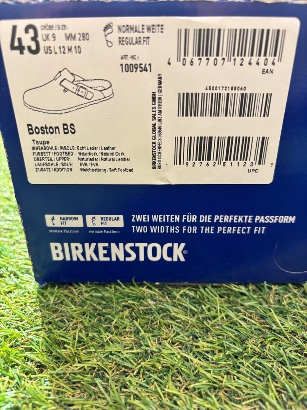 Birkenstock MENS Suede Slip-On Clogs in Taupe New In Box - Picture 6 of 13